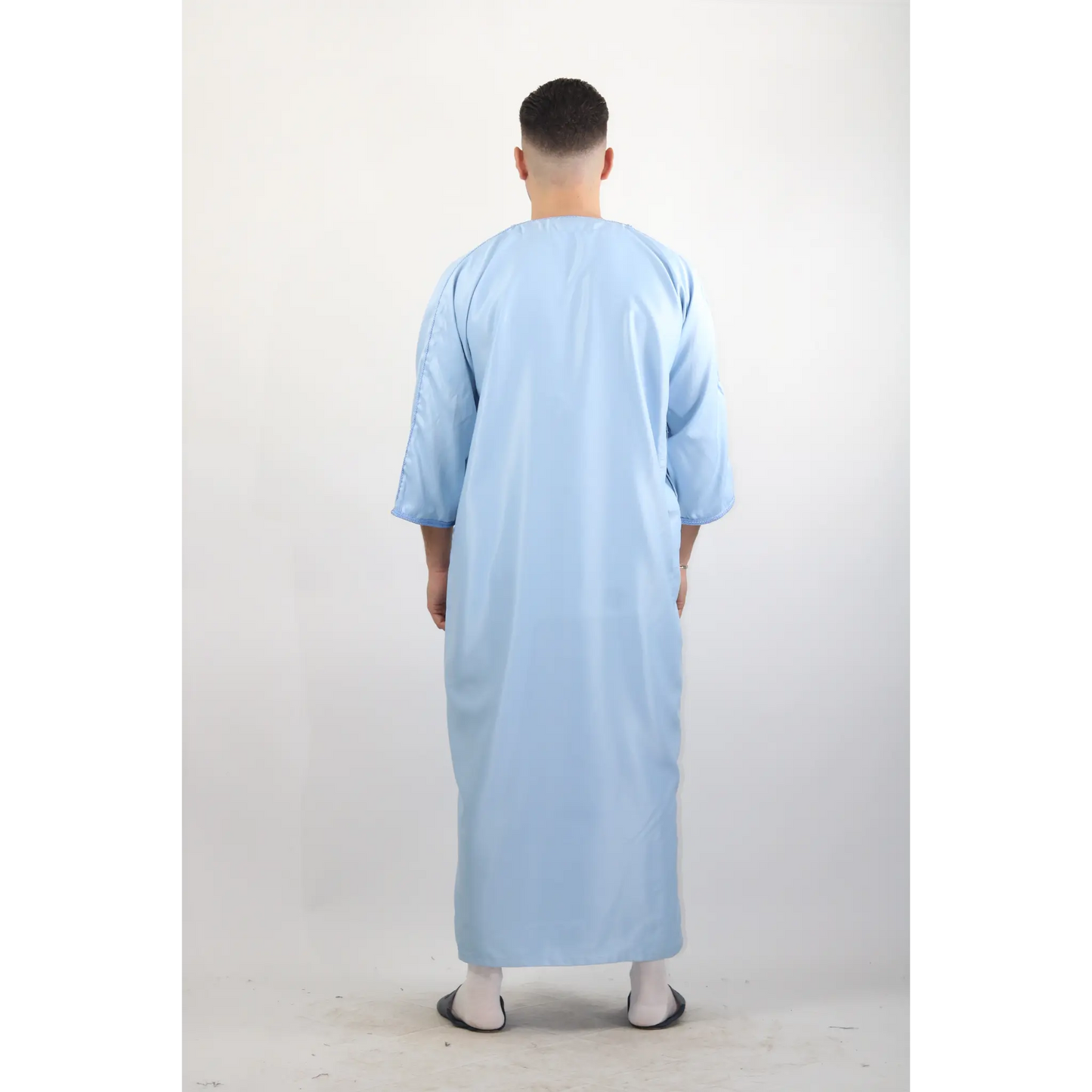 Moroccan Summer Gandoura - Sky Blue