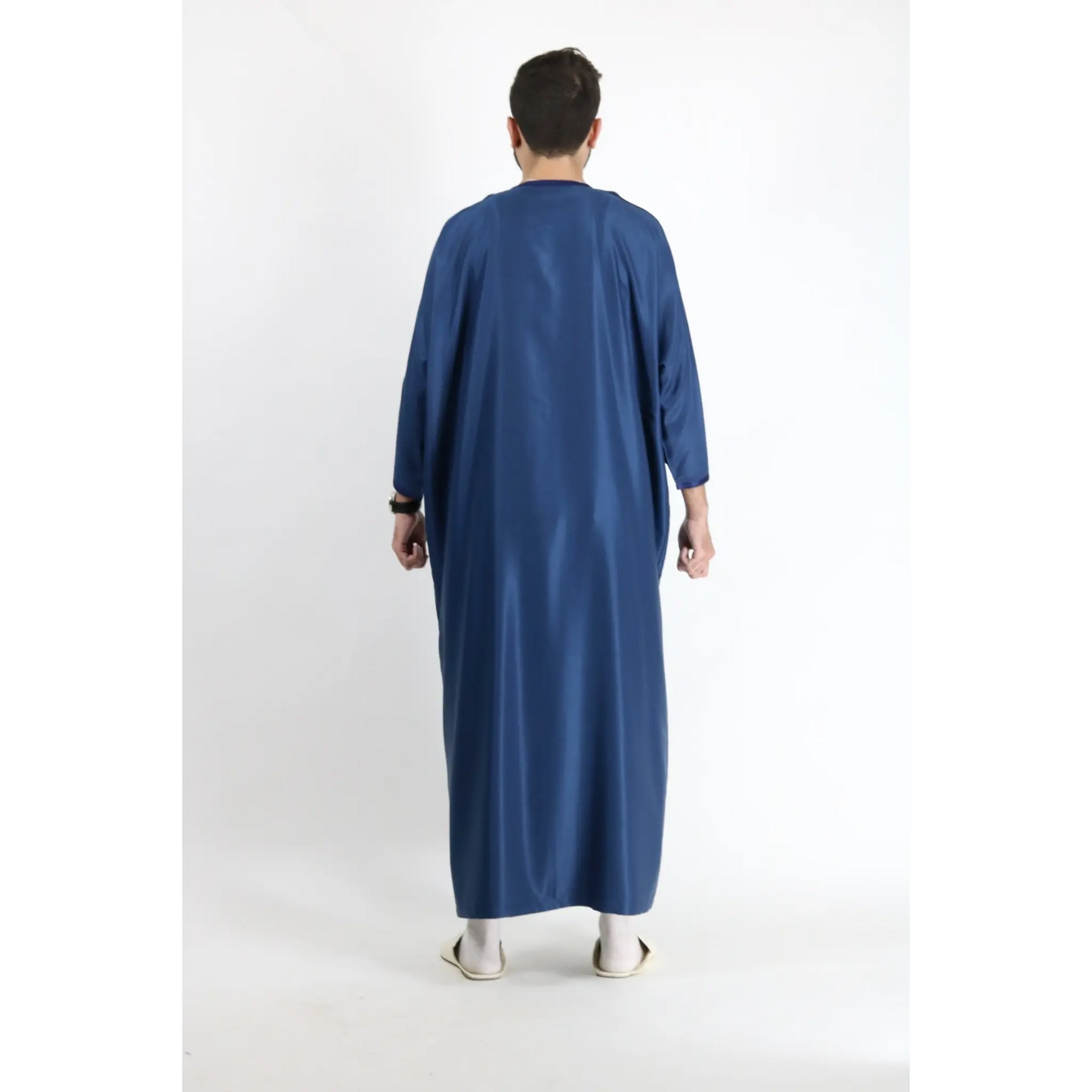 Moroccan Summer Gandoura - Navy Blue