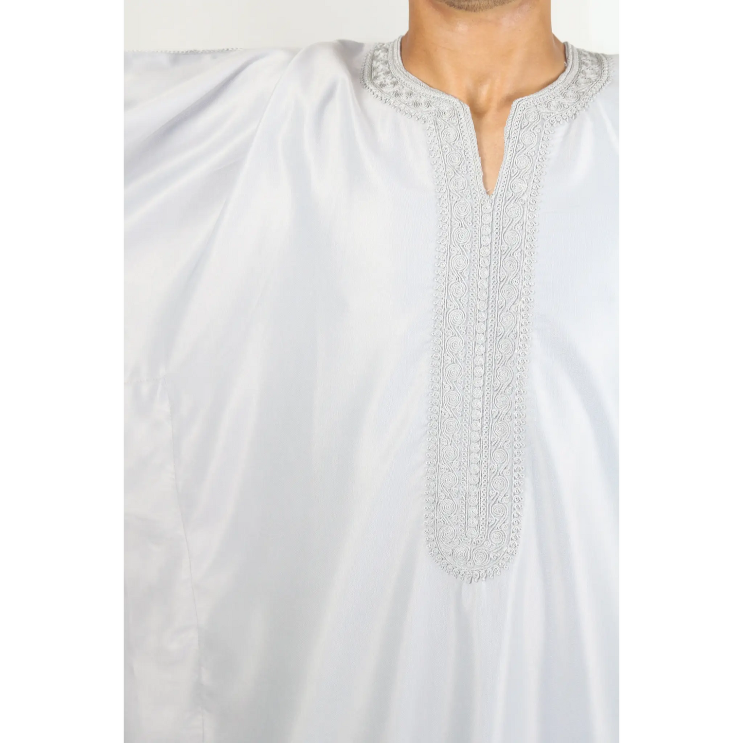 Moroccan Summer Gandoura - Grey