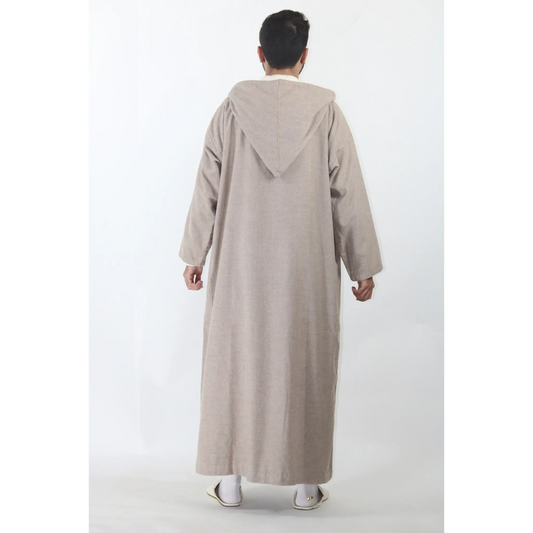 Moroccan Winter Djellaba - Beige