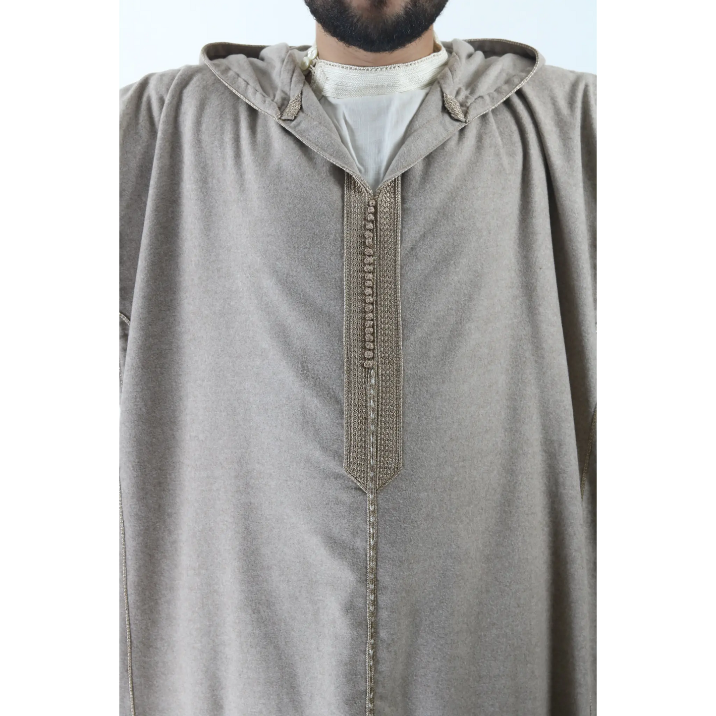 Moroccan Winter Djellaba - Beige