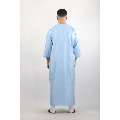 Moroccan Summer Gandoura - Sky Blue