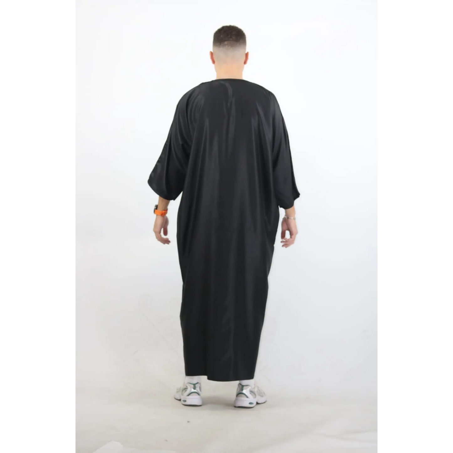 Moroccan Summer Gandoura - Black
