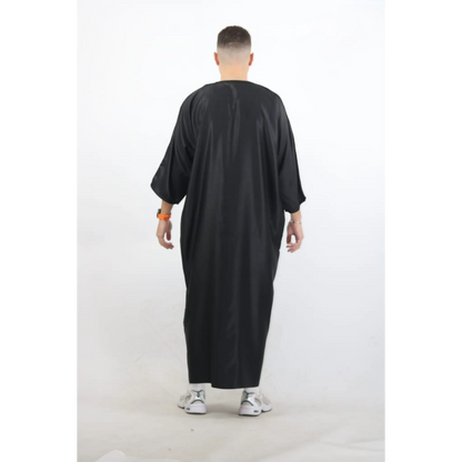 Moroccan Summer Gandoura - Black