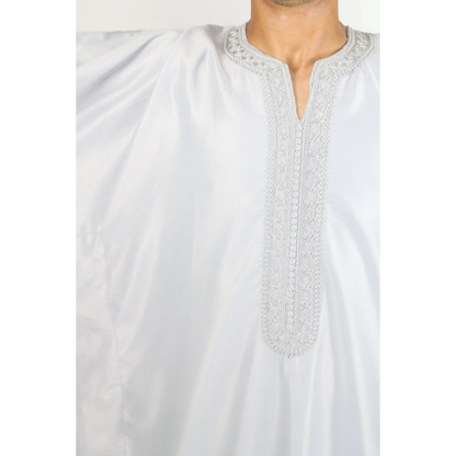Moroccan Summer Gandoura - Grey